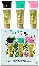 Парфумерія, косметика Набір зубних паст - Lebon Green Mood (toothpaste/3x25ml)