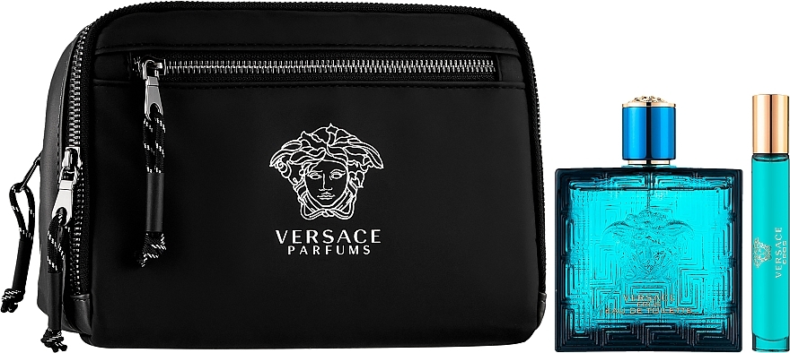 Versace Eros Set - Набір (edt/100ml + edt/10ml + bag) — фото N1