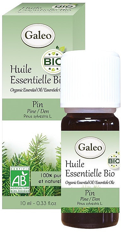 Органическое эфирное масло сосны - Galeo Organic Essential Oil Pine — фото N1