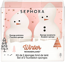 Парфумерія, косметика Набір спонжів для макіяжу - Sephora Winter Wonderland