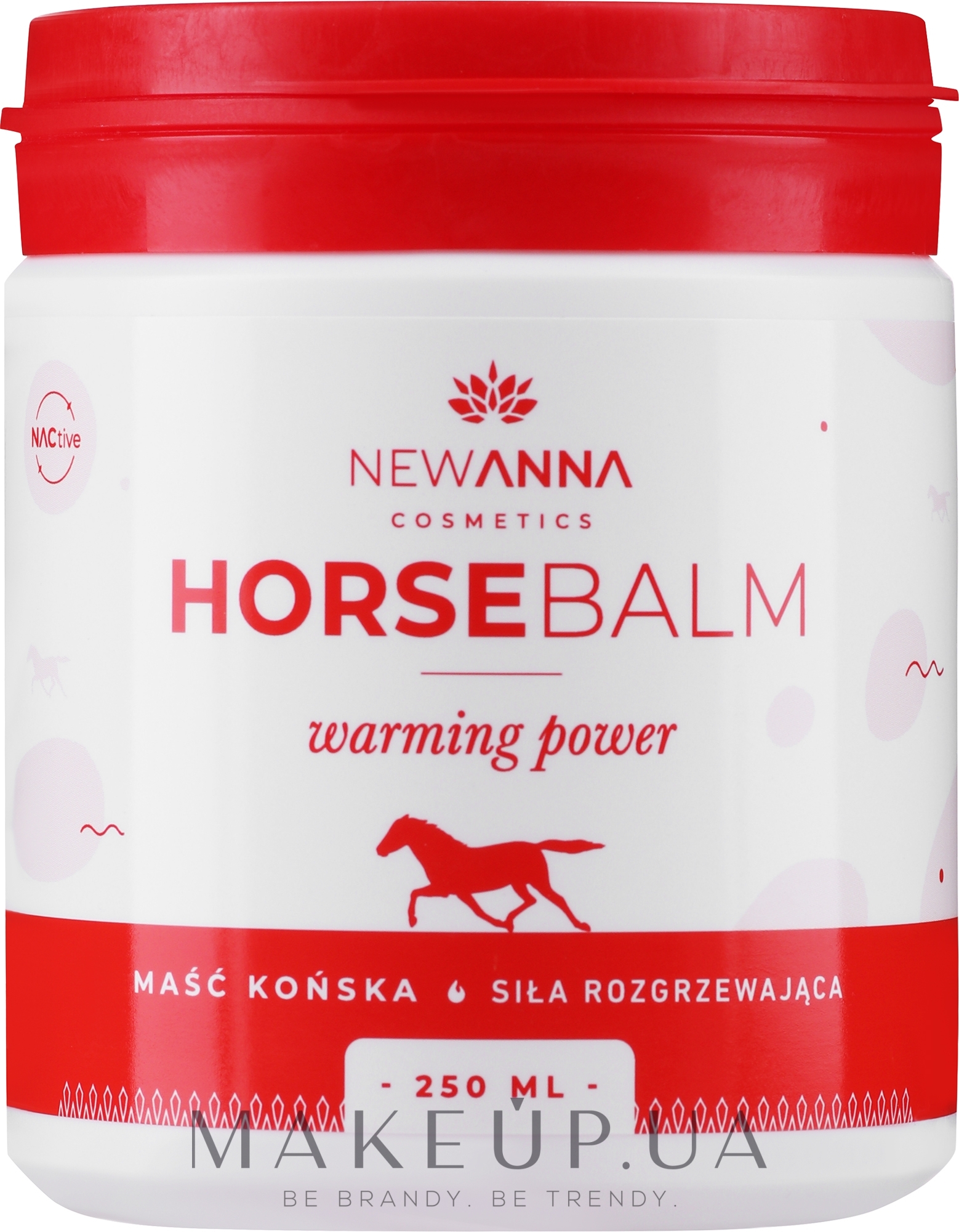 Зігрівальний бальзам для тіла "Кінська сила" - New Anna Cosmetics Horse Balm Warming Power — фото 250ml