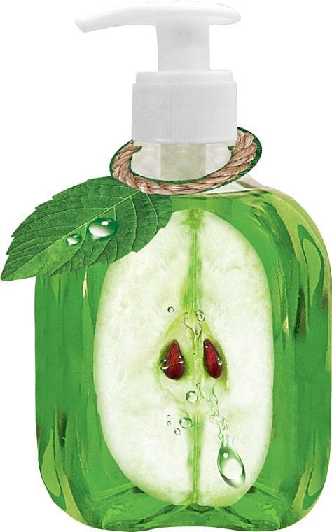 Жидкое мыло «Зеленое яблоко» - Lara Fruit Liquid Soap — фото N1