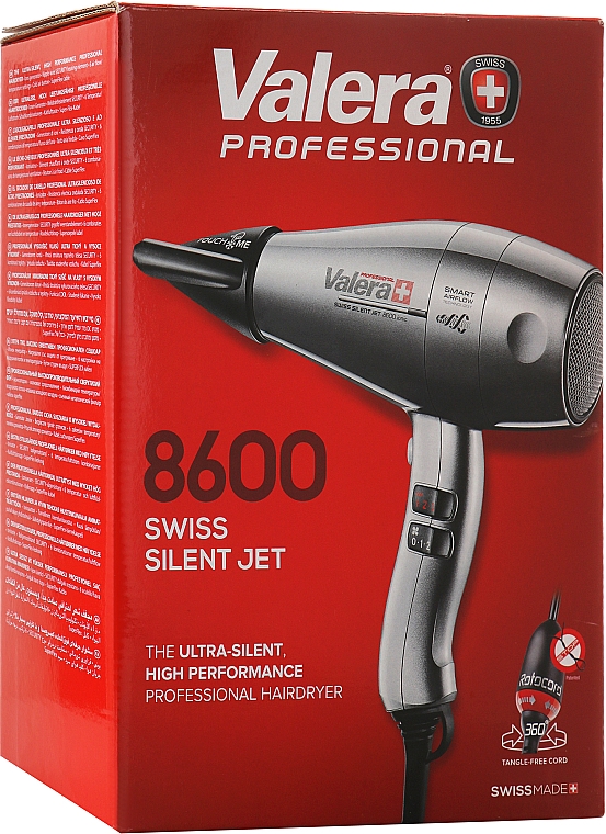 Фен 8600 Ionic Swiss Silent Jet - Valera — фото N4