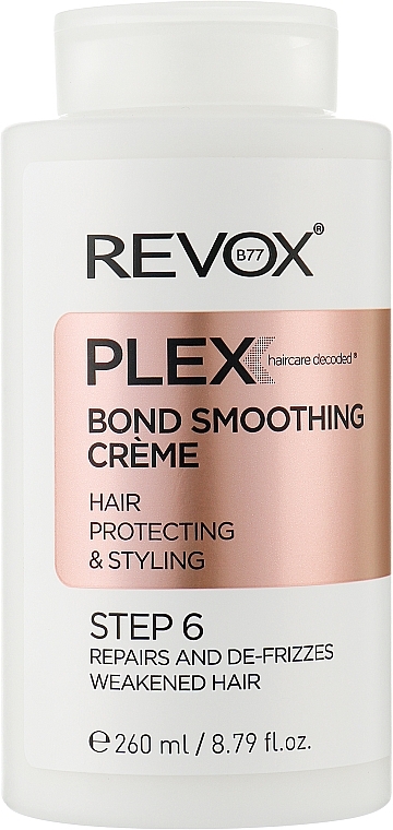 Крем для захисту та розгладження волосся, крок 6 - Revox B77 Plex Bond Smoothing Creme STEP 6