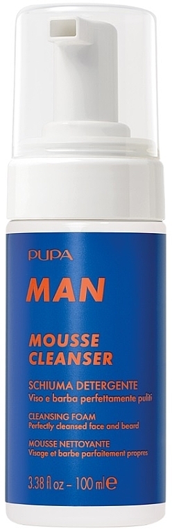 Очищающий мусс для лица - Pupa Man Mousse Cleanser — фото N1