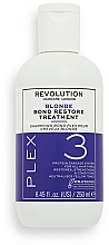 Комплекс для відновлення волосся - Revolution Haircare Blonde Plex 3 Bond Restore Treatment — фото N1