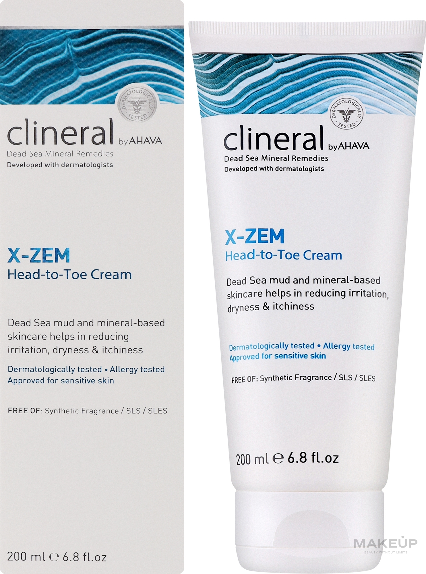 Крем для тела - Ahava Clineral X-Zem Head-to-Toe Cream — фото 200ml