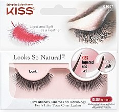 Парфумерія, косметика Накладні вії - Kiss Look So Natural Lashes Iconic