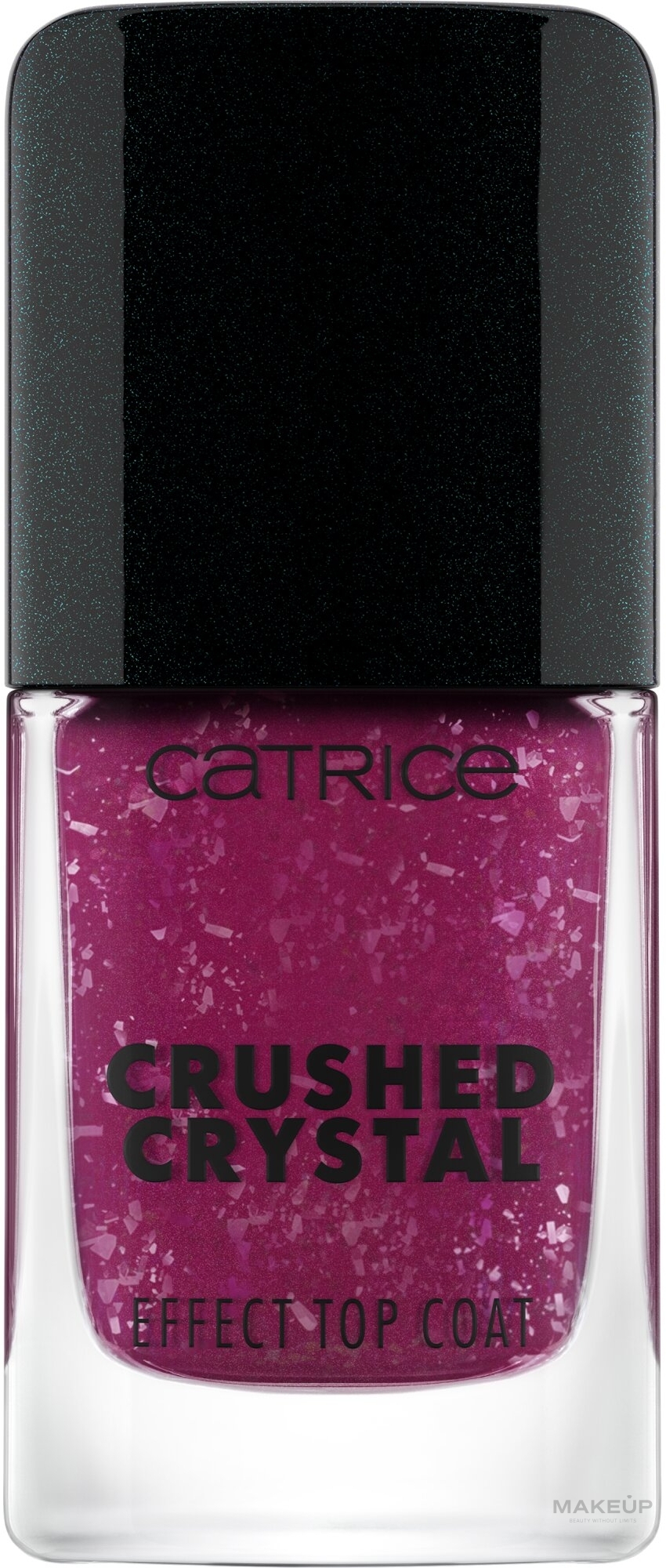 Верхнє покриття для лаку "Подрібнений кристал" - Catrice Crushed Crystal Effect Amethyst Aura Top Coat — фото 10.5ml