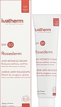 Rosederm крем для шкіри схильної до почервоніннь з SPF 30 - Ivatherm Rosederm Cream SPF30 — фото N2