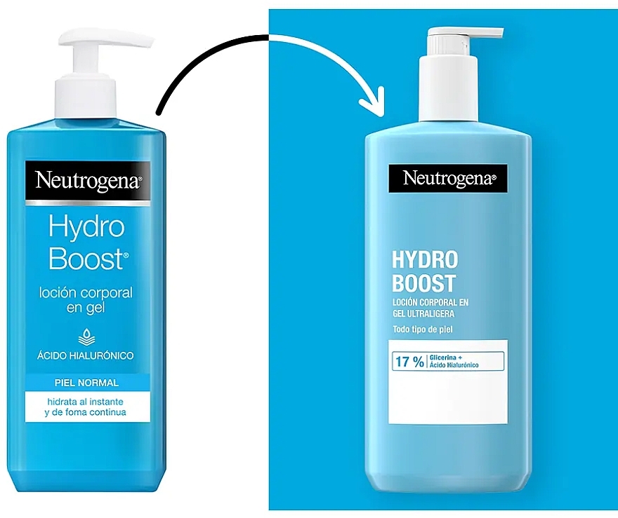 Набор - Neutrogena Hydro Boost Body Lotion Gel (b/lot/2x750ml) — фото N2