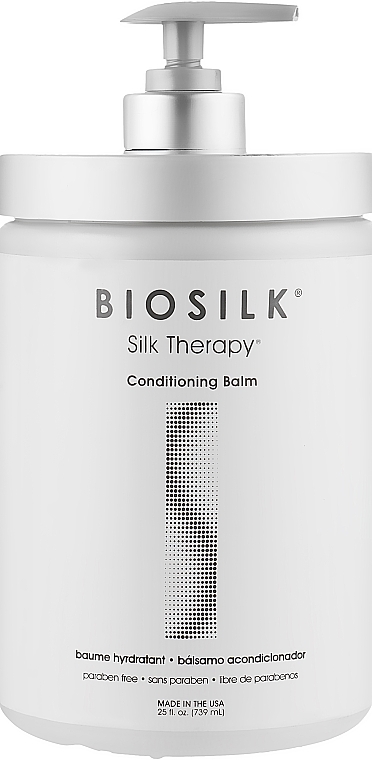Бальзам-кондиционер для волос после химической завивки - Biosilk Silk Therapy Conditioning Balm — фото N2