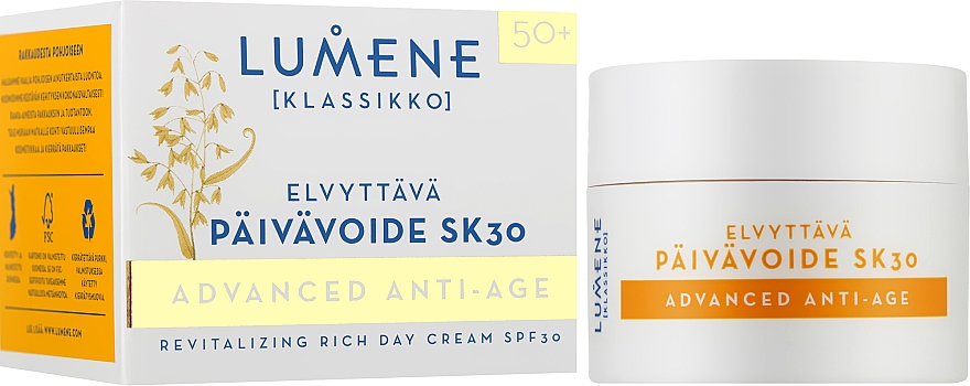 Антивіковий денний денний крем для обличчя - Lumene Advanced Anti-Age Revitalizing Rich Day Cream SPF30 — фото N2