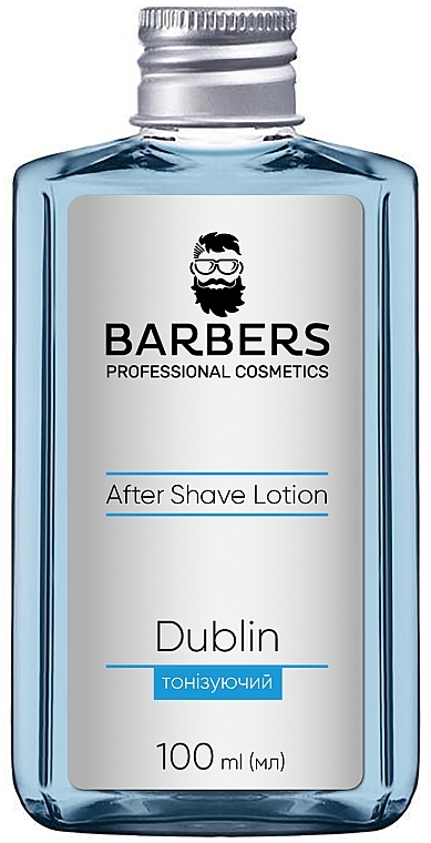 ПОДАРУНОК! Тонізувальний лосьйон після гоління - Barbers Dublin Aftershave Lotion — фото N1