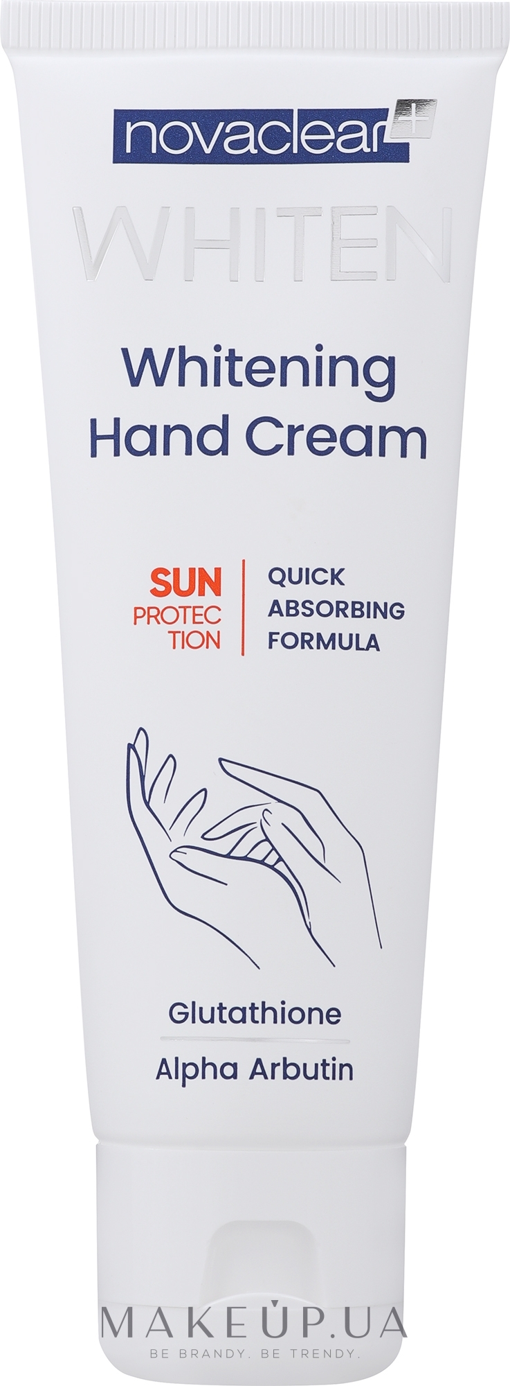 Отбеливающий крем для рук - Novaclear Whiten Whitening Hand Cream — фото 50ml