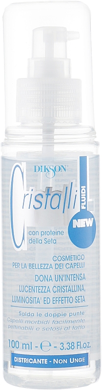 Кришталевий флюїд з протеїнами шовку - Dikson Restorer Cristalli Fluidi — фото N1