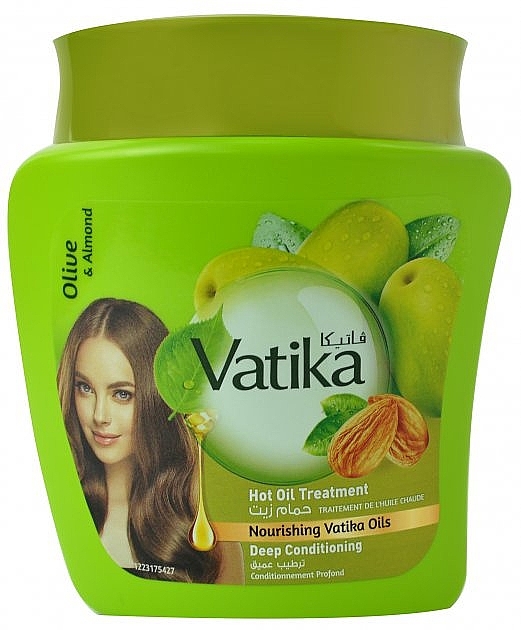 Маска для волос "Глубокое кондиционирование" - Dabur Vatika Virgin Olive Deep Conditioning — фото N3