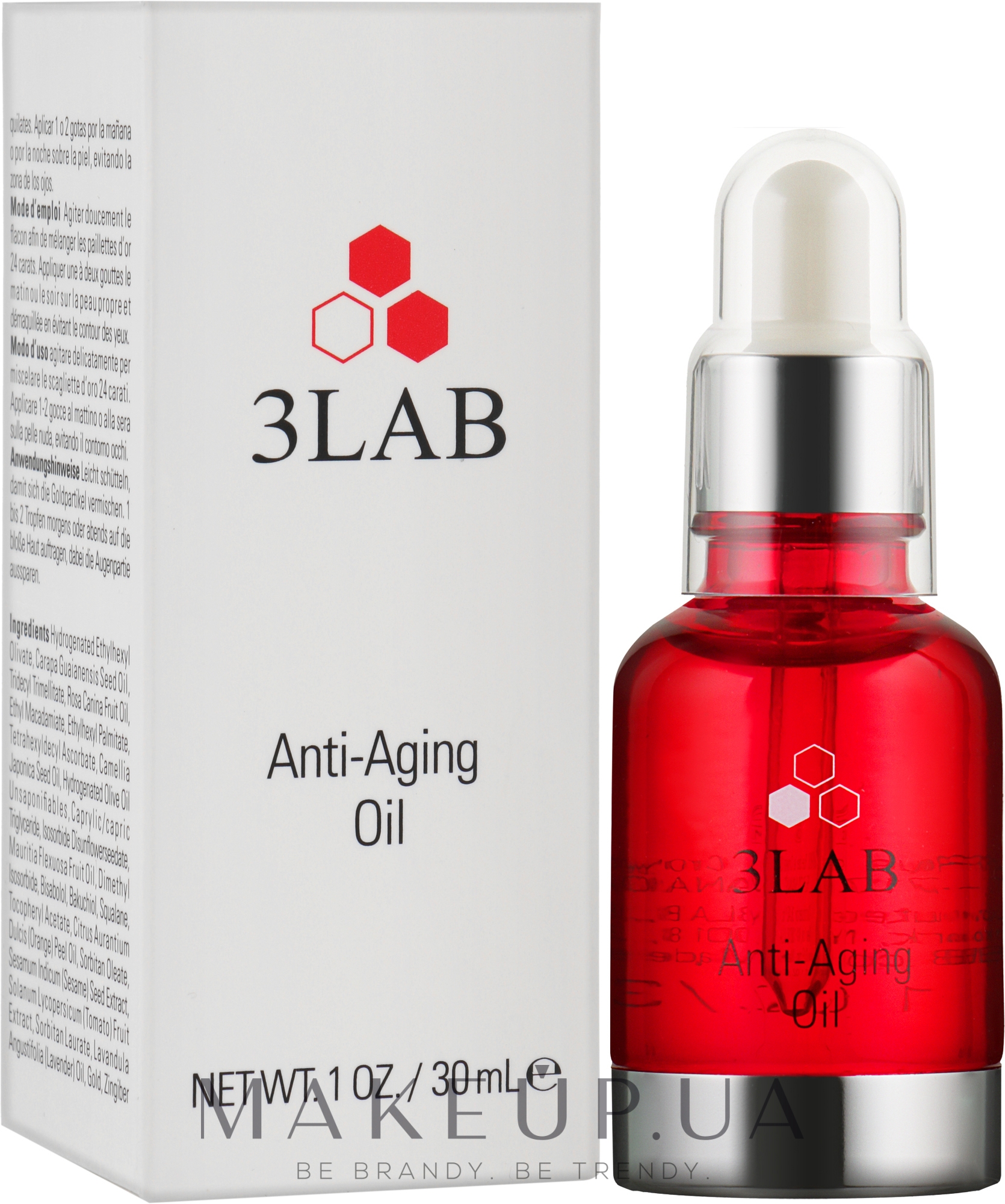 Антивозрастное масло - 3Lab Anti-Aging Oil — фото 30ml