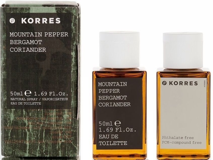 Korres Mountain Pepper Bergamot Coriander - Туалетная вода