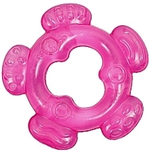 Парфумерія, косметика Прорізувач для зубів латексний з водою LI 304, рожевий - Lindo