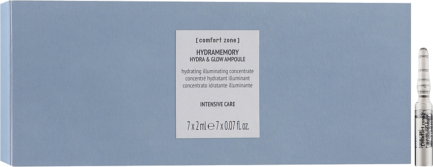 Ампулы для увлажнения - Comfort Zone Hydramemory Hydra & Glow Ampoule (ser/7x2ml) — фото N1