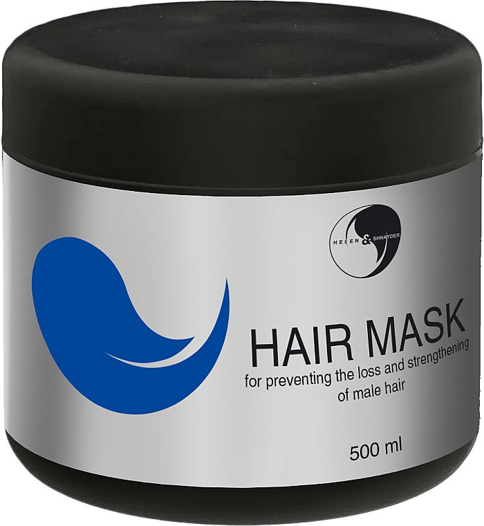 Маска для профілактики випадіння та зміцнення чоловічого волосся - Helen&Shnayder Professional Hair Mask — фото N1