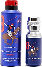 Духи, Парфюмерия, косметика Beverly Hills Polo Club Sport No 8 - Набор (edt/50ml + deo/175ml)