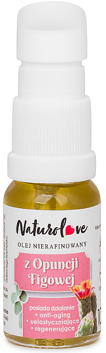 Масло опунции нерафинированное - Naturolove Opuntia Oil — фото N1