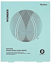 Духи, Парфюмерия, косметика Тканевая маска для лица - Haruharu Wonder Honey Green Aqua Bomb Mask