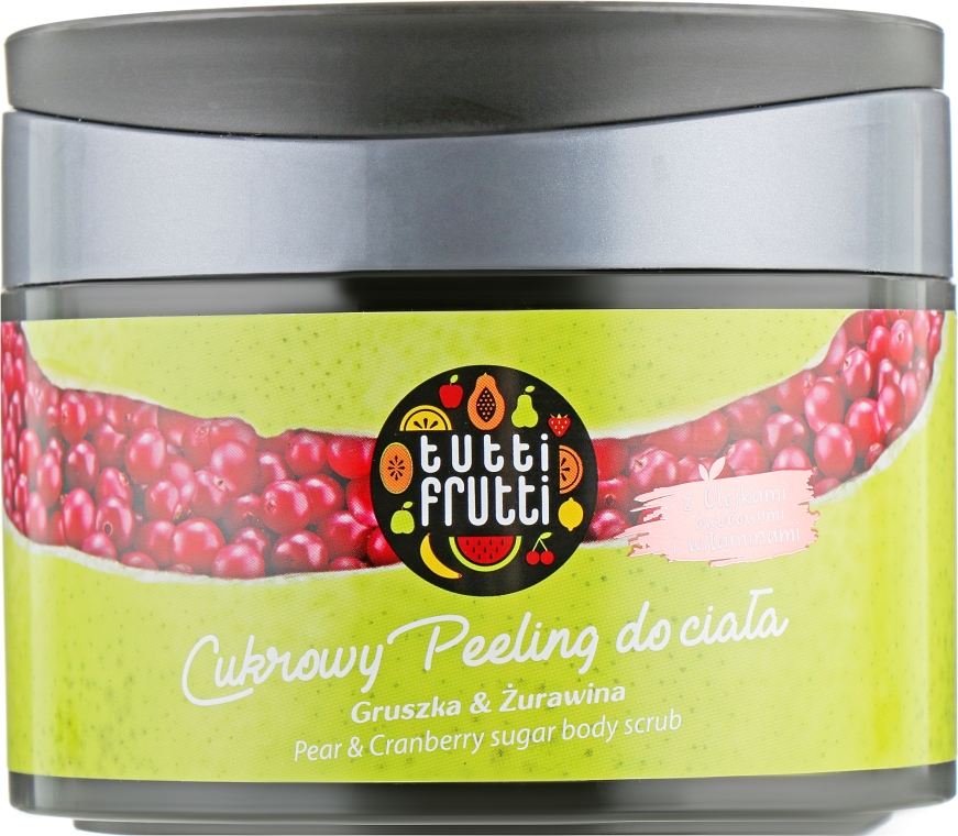 Гель-пилинг для тела "Груша и Клюква" - Farmona Tutti Frutti Body Scrub Pear & Cranberry — фото N2