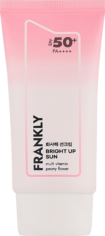 Крем солнцезащитный с витаминами - Frankly Bright Up Sunscreen SPF 50+ — фото N1