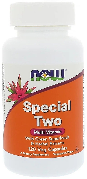 Мультивітаміни у рослинних капсулах - Now Foods Special Two Multi Vitamin Veg Capsules — фото N1