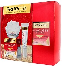 Парфумерія, косметика Набір - Perfecta Multi-Kolagen Retinol 60+ (crem/50ml + crem/15ml)