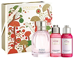 Парфумерія, косметика L'Occitane Rose - Набір (edt/50ml + sh/gel/75ml + b/lot/75ml)