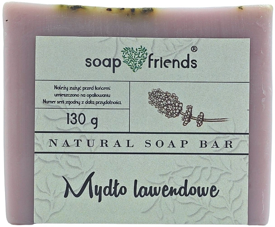 Глицериновое мыло для лица и тела "Лаванда" - Soap&Friends — фото N1
