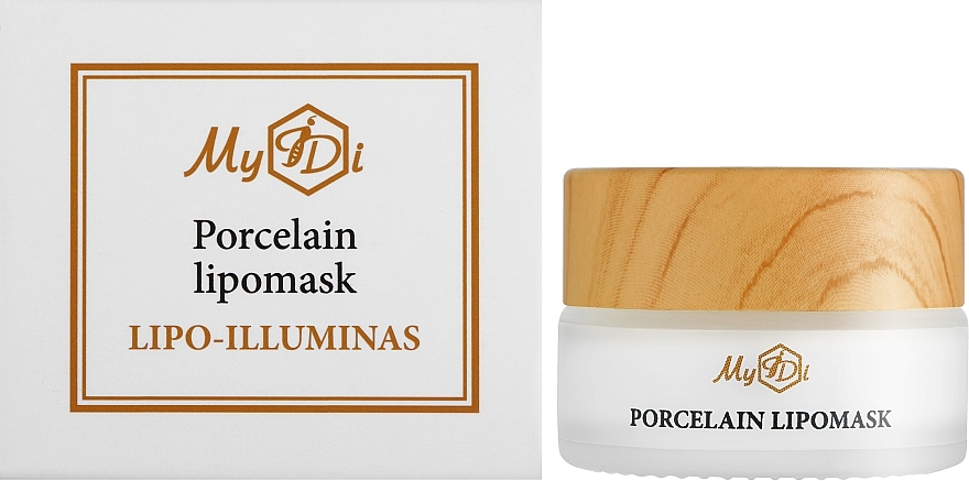 Осветляющая маска “Порцелан” - MyIDi Lipo-Illuminas Porcelain Lipomask (пробник) — фото N2