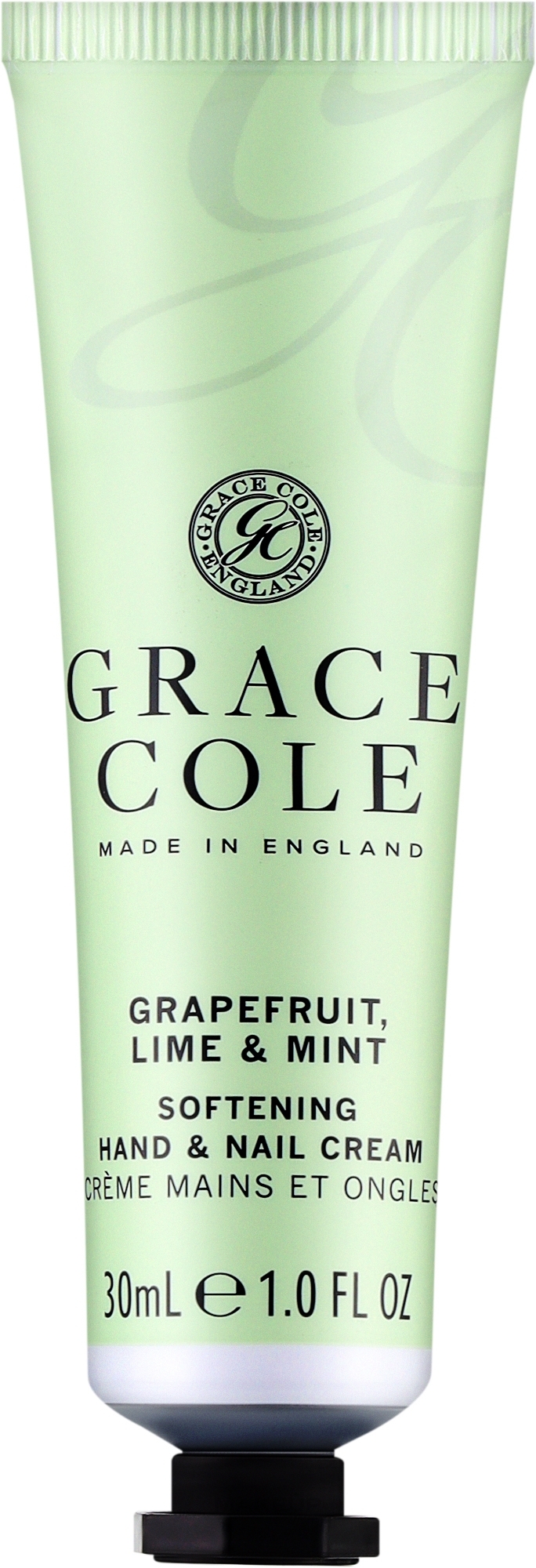 Крем для рук с ароматом грейпфрута, лайма и мяты - Grace Cole Boutique Softening Hand & Nail Cream Grapefruit Lime & Mint (мини) — фото 30ml