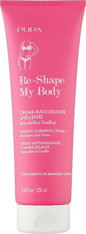 Крем для похудения и упругости кожи тела - Pupa Re-Shape My Body Slimming Firming Cream — фото N1