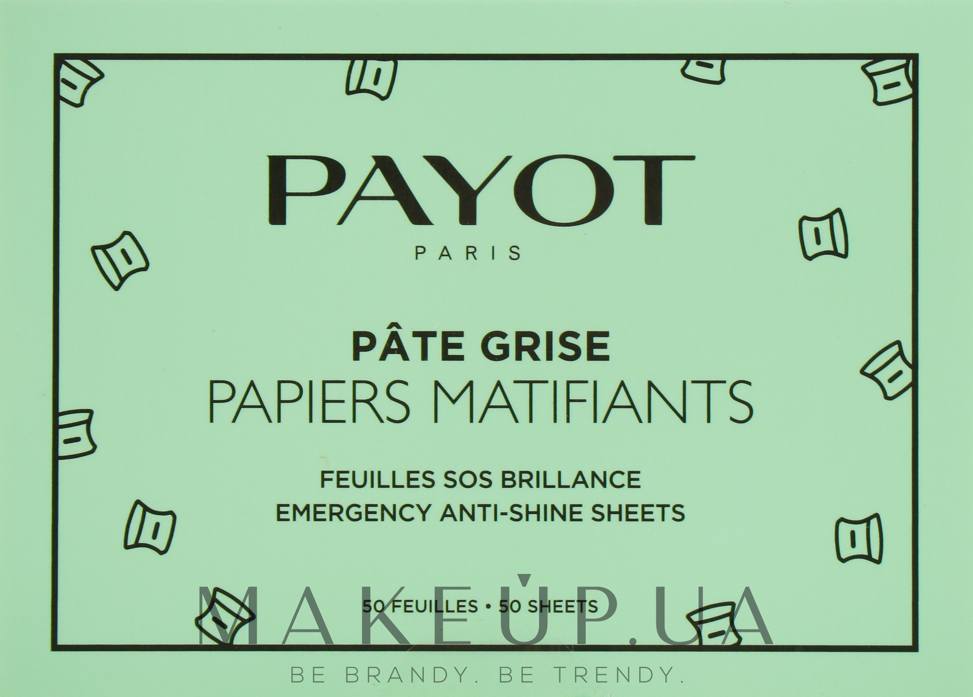 Матирующие салфетки - Payot Pate Grise Emergency Anti-Shine Sheets — фото 50шт
