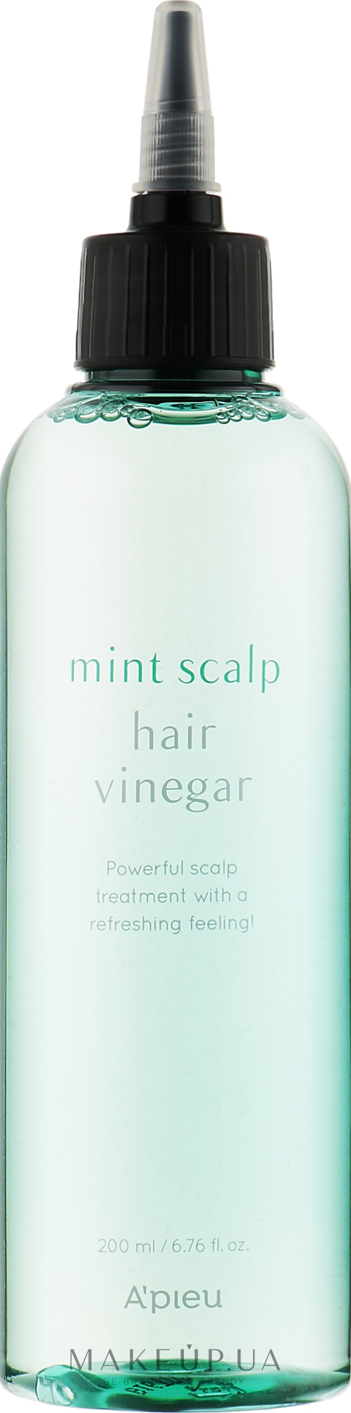 Уход за жирной кожей головы - A'pieu Mint Scalp Hair Vinegar — фото 200ml
