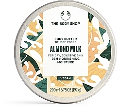 Парфумерія, косметика Масло для тіла «Мигдальне молочко» - The Body Shop Almond Milk Vegan Body Butter