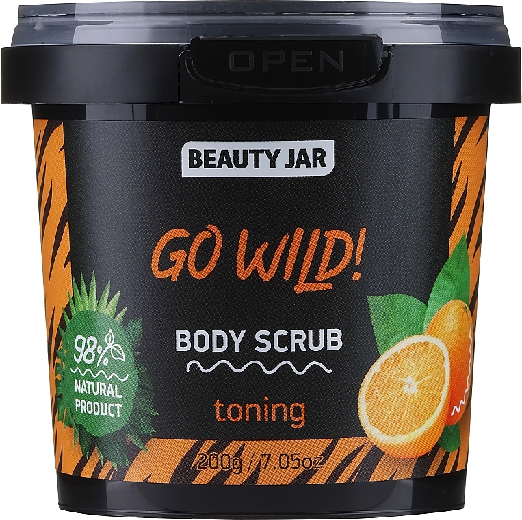 Тонизирующий скраб для тела - Beauty Jar Go Wild! Body Scrub — фото N1