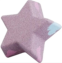 Бомбочка для ванни "Зірка", фіолетова - Craze Inkee Foamy Star Bath Bomb — фото N3