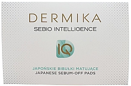 Духи, Парфюмерия, косметика Матирующие салфетки для лица - Dermika Sebio Intelligence Japanese Sebum-Off Pads