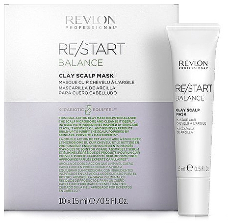 УЦЕНКА Регулирующая глина для кожи головы - Revlon Professional Restart Balance Clay Scalp Mask * — фото N1