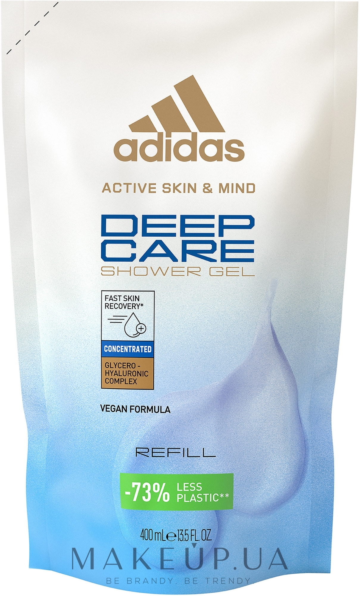 Гель для душу - Adidas Deep Care Shower Gel Refill — фото 400ml