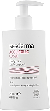 Увлажняющее молочко для тела - SesDerma Laboratories Acglicolic Body Milk — фото N1