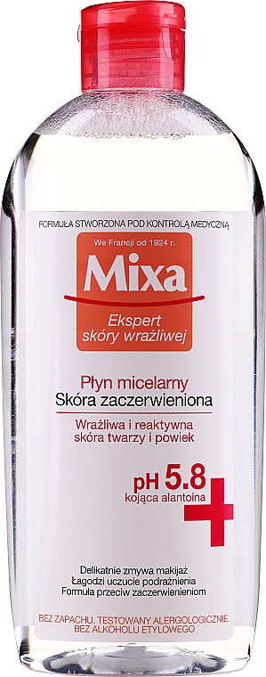 Мицеллярная вода для чувствительной кожи - Mixa Sensitive Skin Expert Micellar Water — фото N3