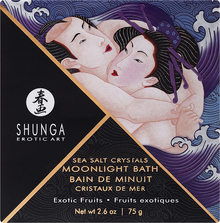 Пенящаяся соль для ванны с ароматом экзотических фруктов - Shunga Oriental Crystals Bath Salts Exotic Fruits — фото N1