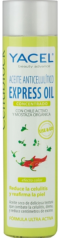 Антицелюлітна олія - Yacel Cellublock Anti-cellulite Express Oil — фото N1